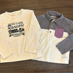 (2) Lot of Ruggedbutts longsleeve shirts 18-24 M